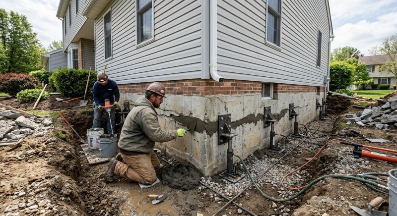 Basement Foundation Repair in Byron Center, MI