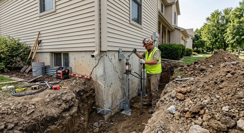 Basement Foundation Repair in Charlotte, MI
