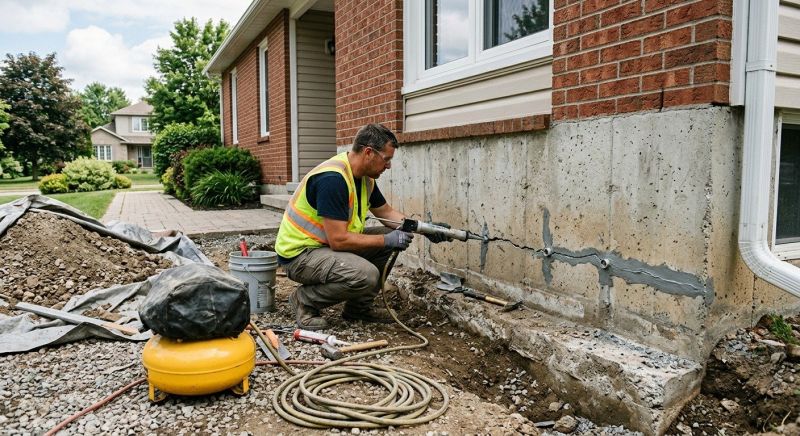 Basement Foundation Repair in Hastings, MI