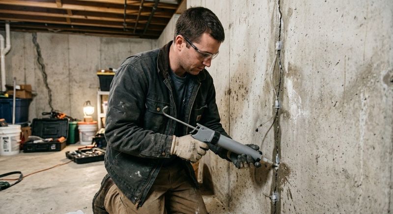 Basement Foundation Repair in Otsego, MI