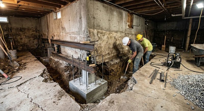 Basement Underpinning in Hastings, MI