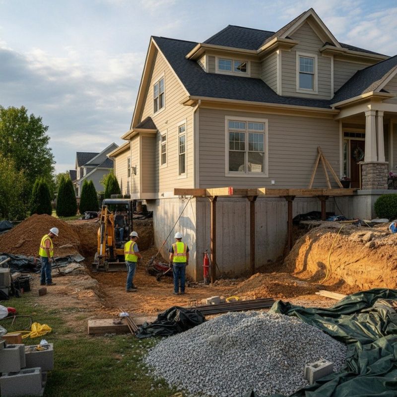 Building Foundation Repair in Hopkins, MI