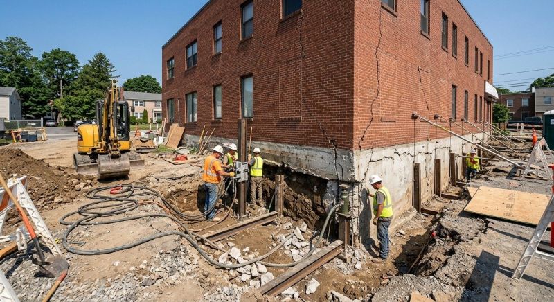 Building Foundation Repair in Moline, MI