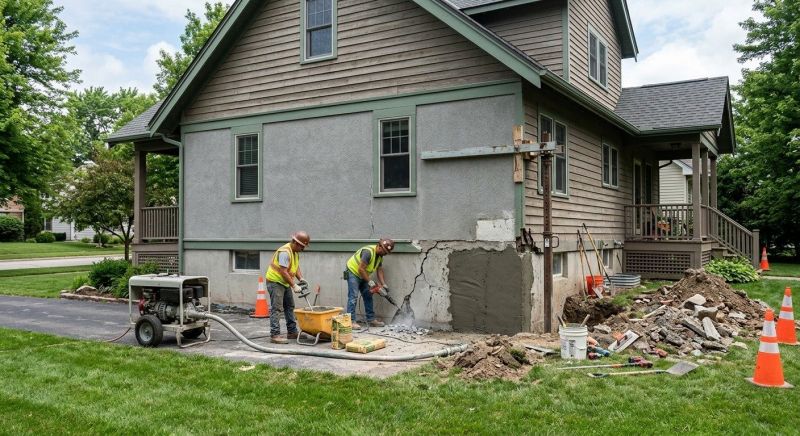 Building Foundation Repair in Plainwell, MI