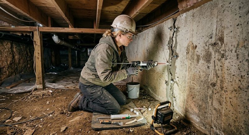 Building Foundation Repair in Plainwell, MI