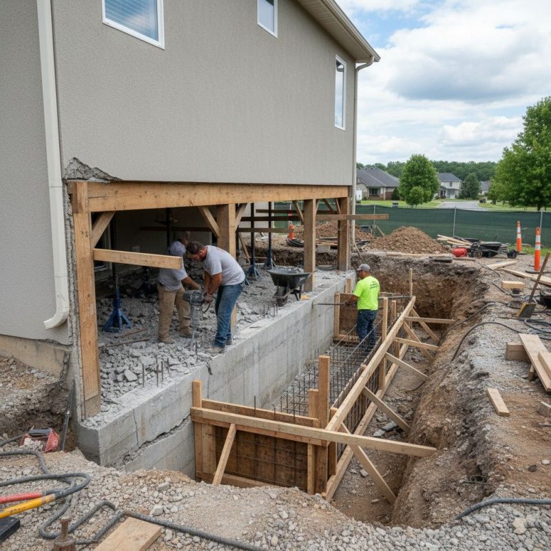 Building Foundation Repair in Sunfield, MI
