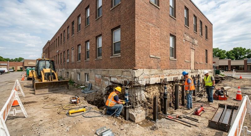 Commercial Foundation Repair in Hastings, MI