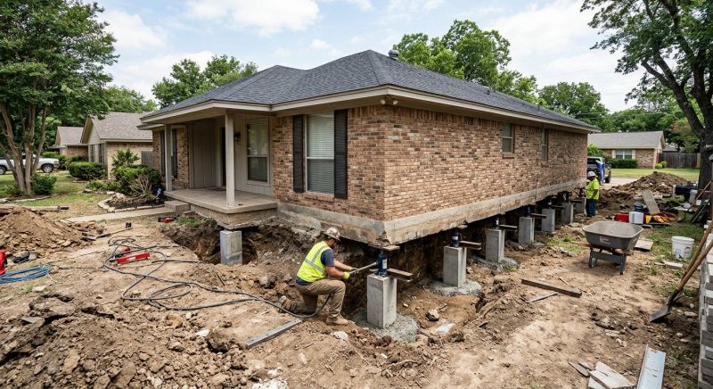Concrete Foundation Leveling in Moline, MI