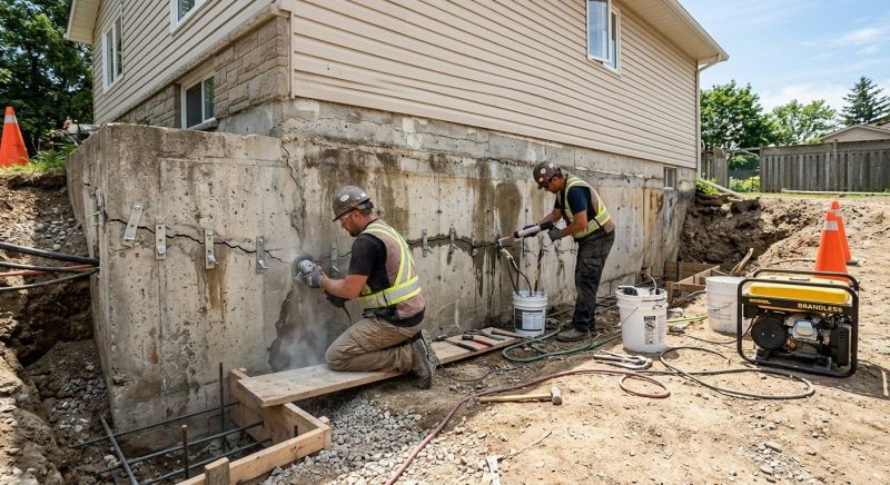 Concrete Foundation Repair in Barry County, MI