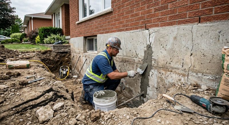 Concrete Foundation Repair in Caledonia, MI