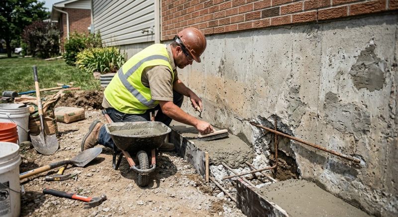 Concrete Foundation Repair in Galesburg, MI