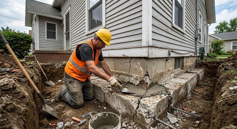 Concrete Foundation Repair in Lowell, MI