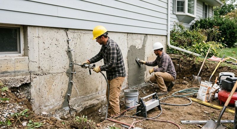 Concrete Foundation Repair in Shelbyville, MI
