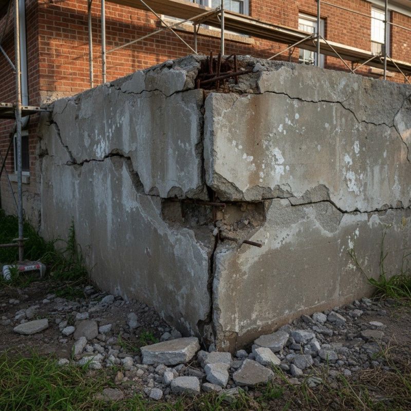 Cracked Foundation Repair in Lowell, MI