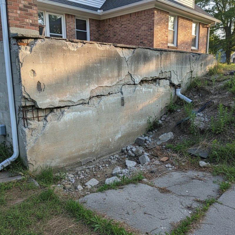 Cracked Foundation Repair in Saranac, MI