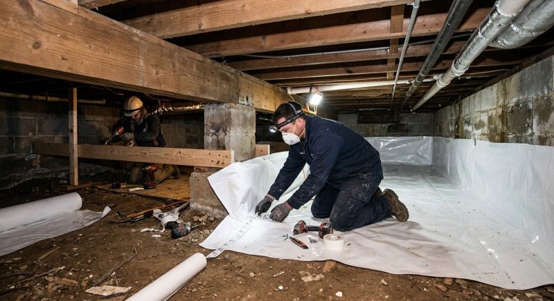 Crawl Space Leveling in Hastings, MI