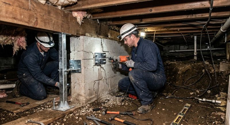 Crawlspace Foundation Repair in Hastings, MI