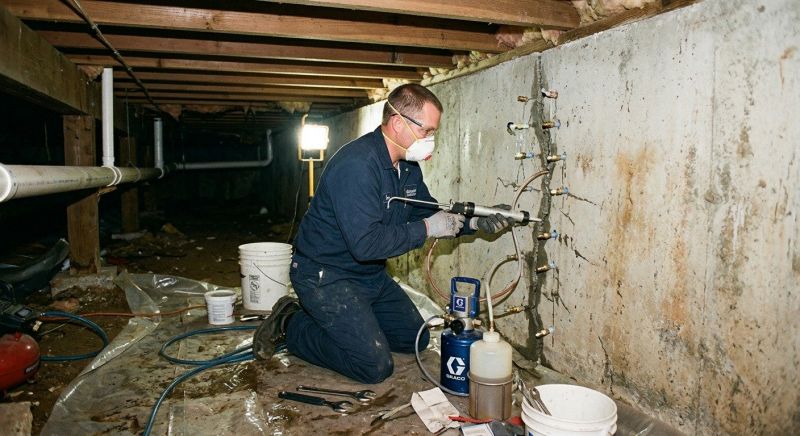 Crawlspace Foundation Repair in Hastings, MI