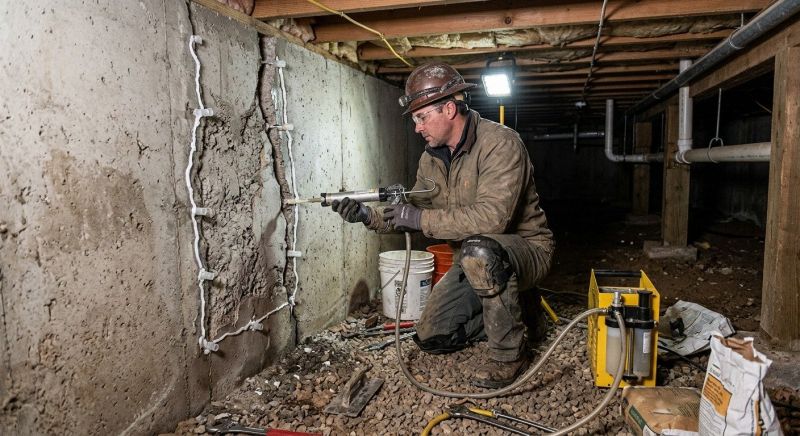 Crawlspace Foundation Repair in Richland, MI