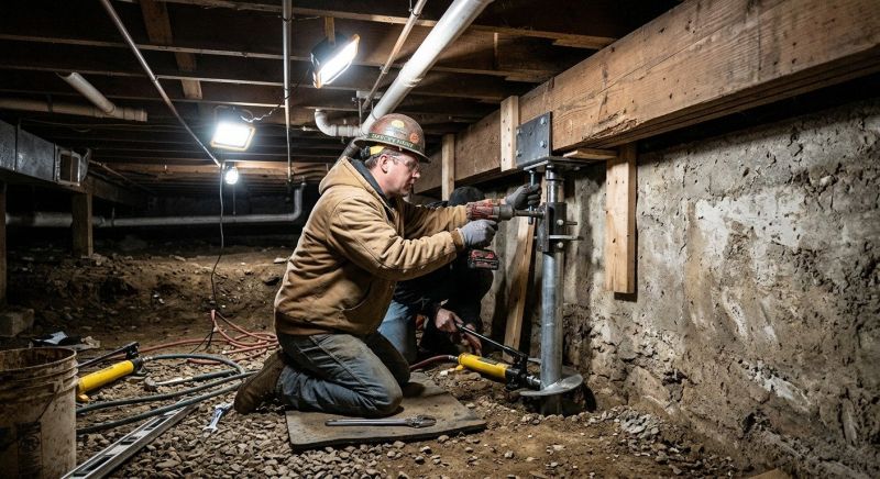 Crawlspace Foundation Repair in Shelbyville, MI