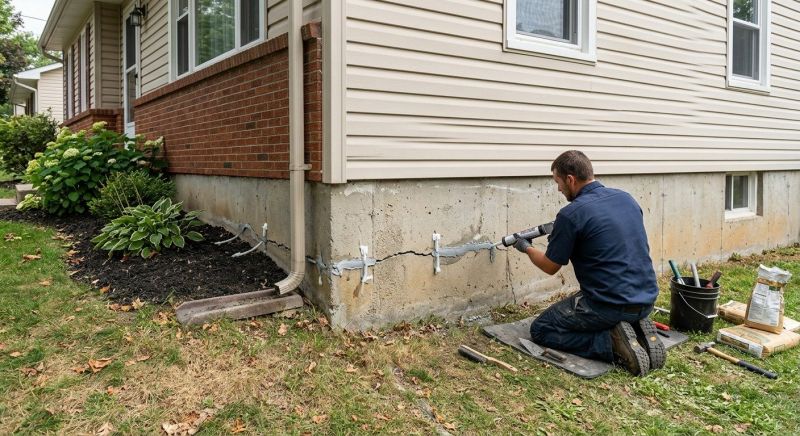 Foundation Cracks Repair in Hastings, MI