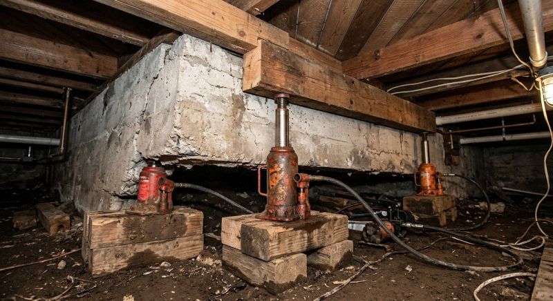 Foundation Jacking in Battle Creek, MI