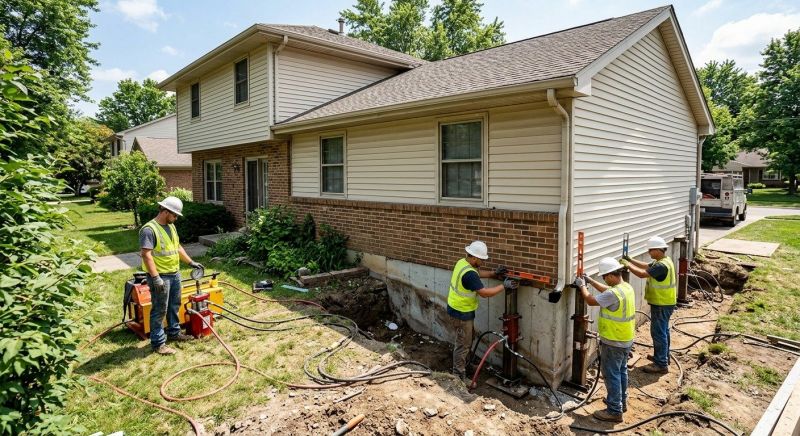 Foundation Jacking in Byron Center, MI