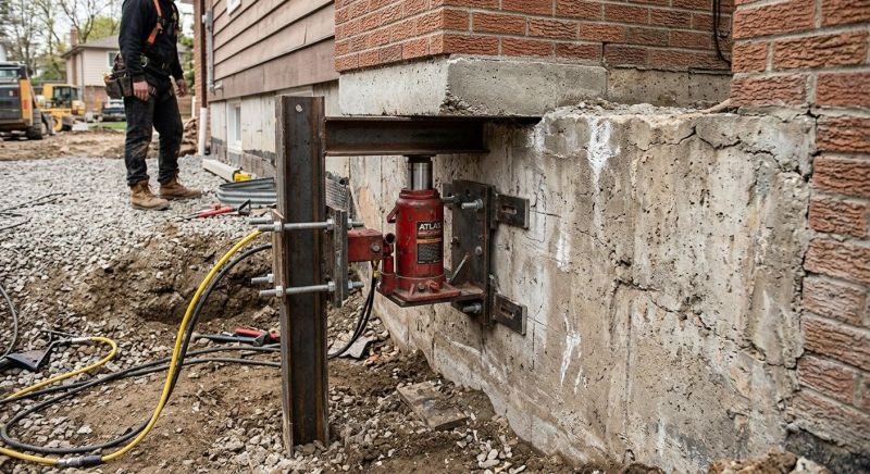 Foundation Jacking in Byron Center, MI