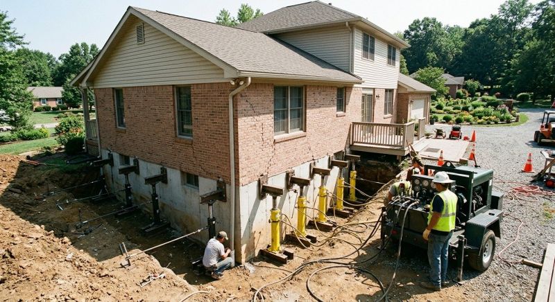 Foundation Jacking in Galesburg, MI