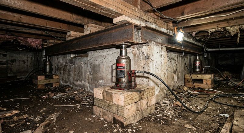 Foundation Jacking in Richland, MI