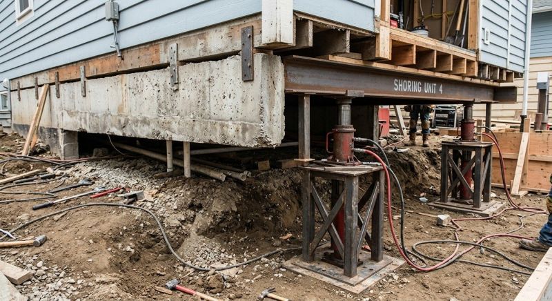Foundation Jacking in Saranac, MI