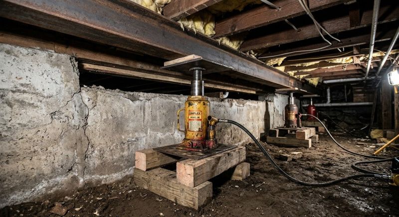 Foundation Jacking in Shelbyville, MI