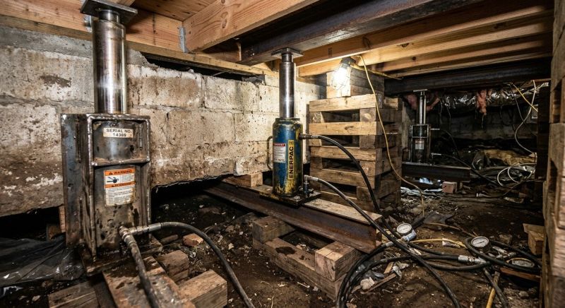 Foundation Jacking in Sunfield, MI