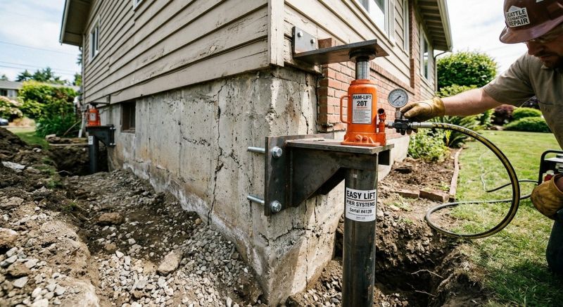 Foundation Lifting in Battle Creek, MI