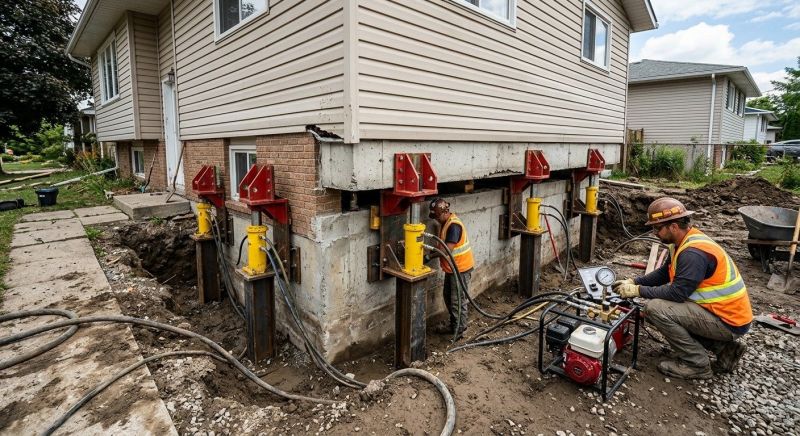 Foundation Lifting in Battle Creek, MI