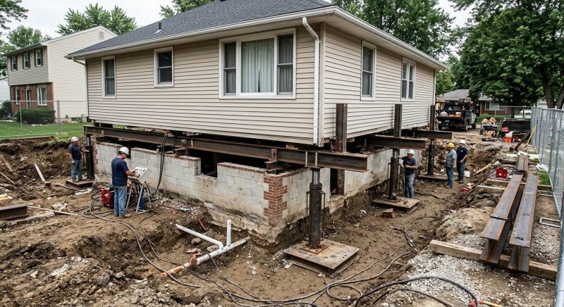 Foundation Lifting in Byron Center, MI