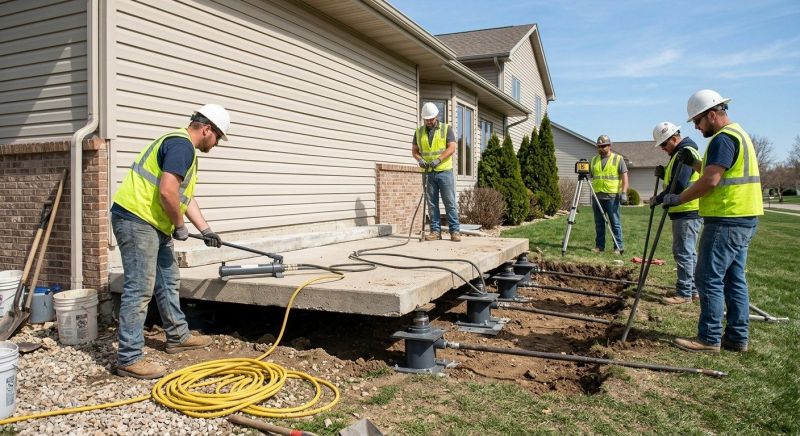 Foundation Lifting in Lowell, MI