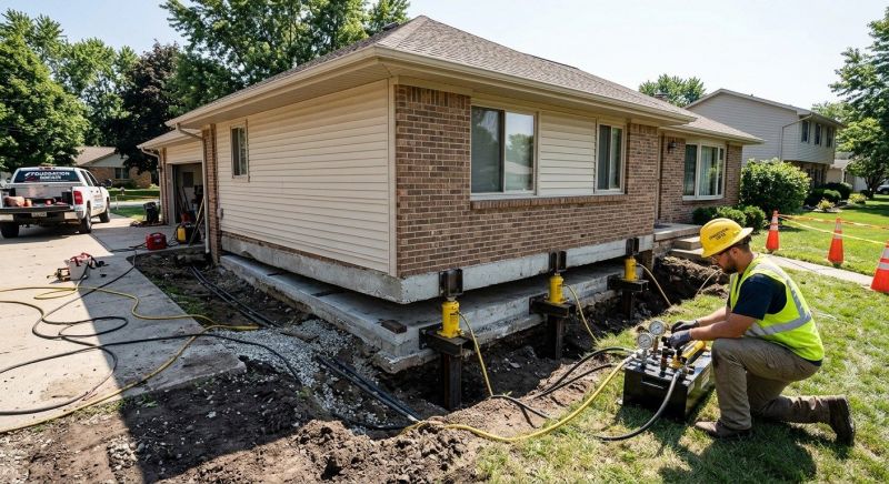 Foundation Lifting in Middleville, MI