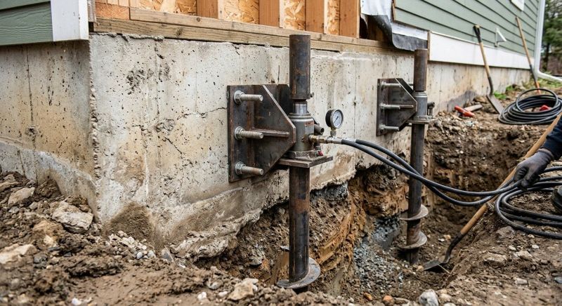 Foundation Pier Leveling in Hastings, MI