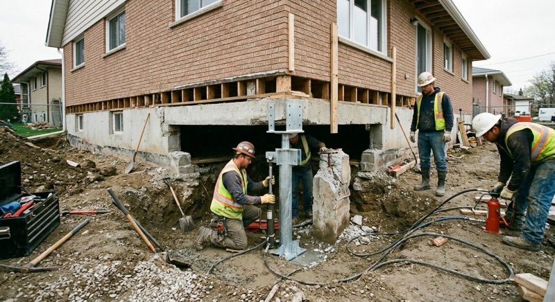 Foundation Pier Repair in Hastings, MI