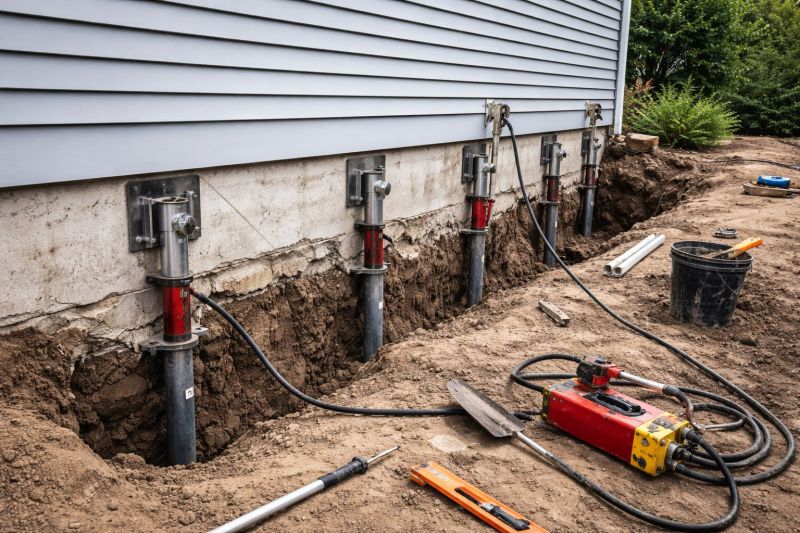Foundation Pier Repair in Hastings, MI