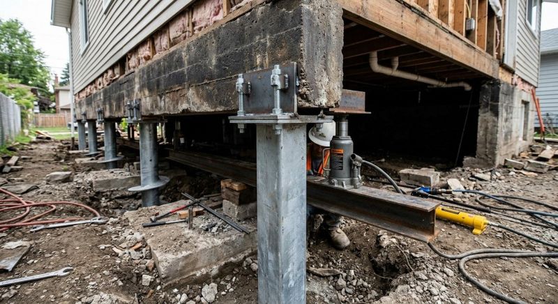 Foundation Raising in Galesburg, MI