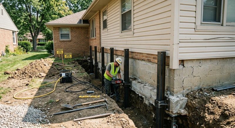 Foundation Renovation in Hastings, MI