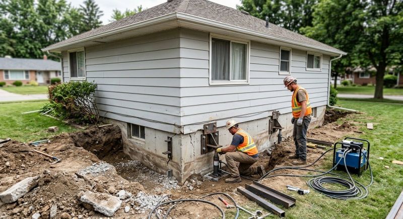 Foundation Repair in Vermontville, MI