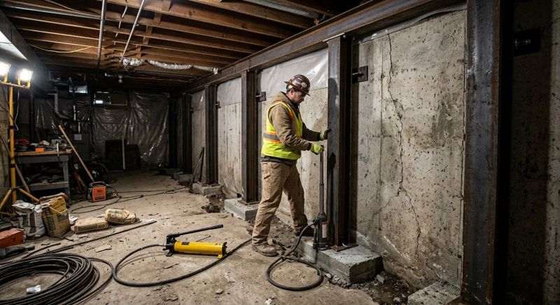 Foundation Stabilizing in Galesburg, MI