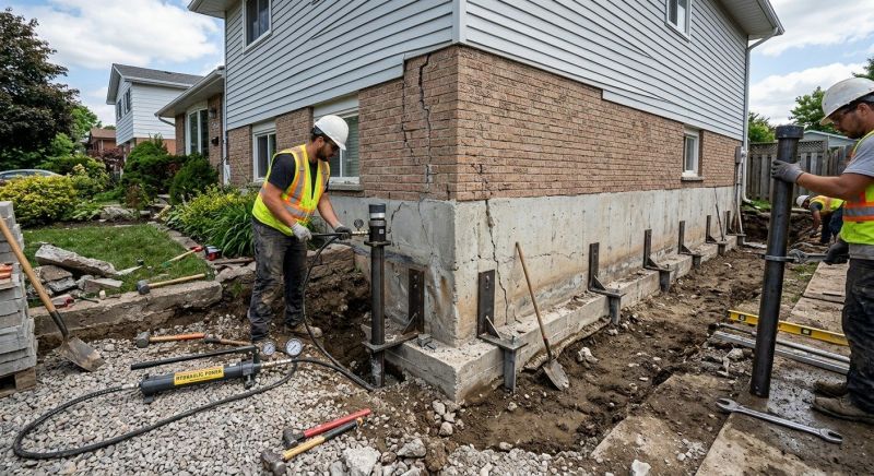 Foundation Stabilizing in Hopkins, MI