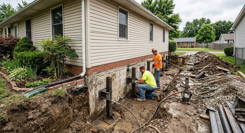 Foundation Stabilizing in Lowell, MI