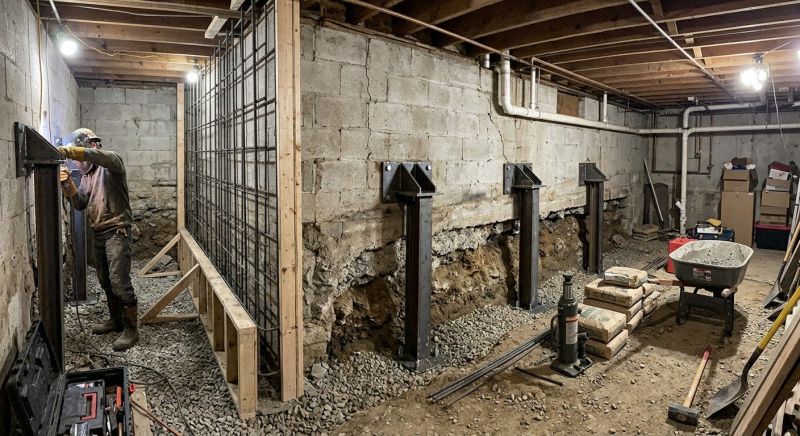Foundation Stabilizing in Plainwell, MI