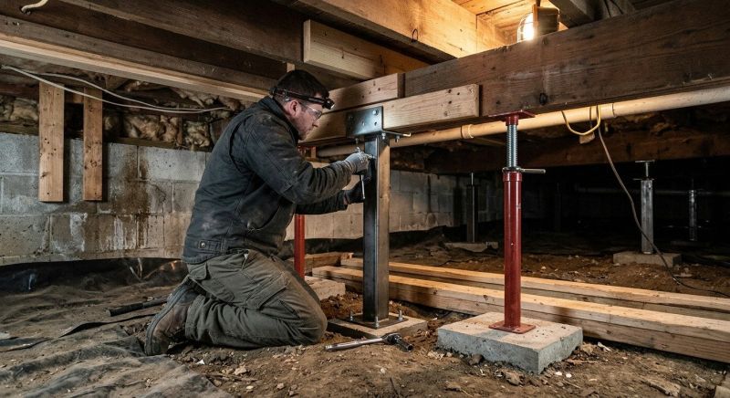 Foundation Structural Repair in Galesburg, MI