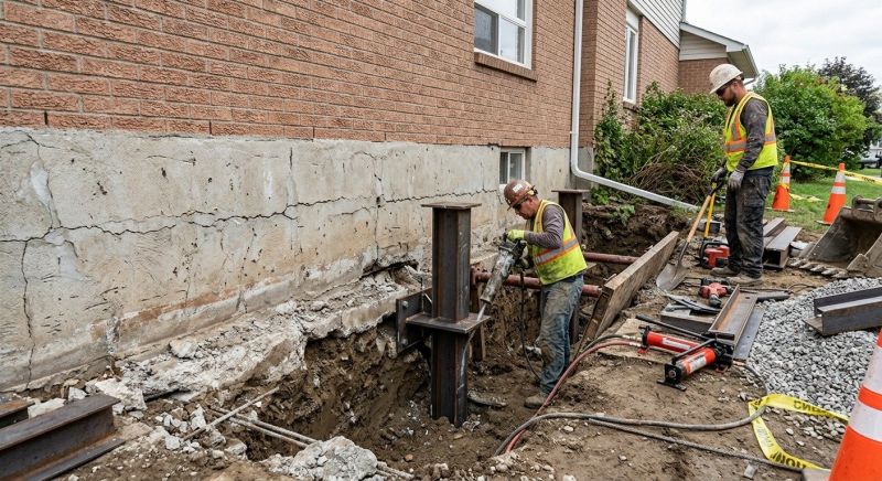 Foundation Structural Repair in Galesburg, MI